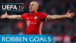 Arjen Robben 5 trademark goals [upl. by Zullo603]