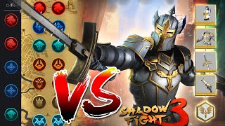 Shadow Fight 3 ABDICATOR Lv6 Vs ALL HARD BOSS [upl. by Yehudi]