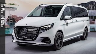 2024 MercedesBenz VClass Reveal – Facelifted VClass EQV VClass Marco Polo Vito and eVito [upl. by Rotberg]