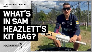 Inside Sam Heazletts Cricket Bag  Kookaburra Cricket [upl. by Wauters]