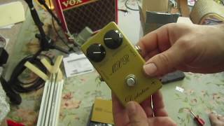 MXR CSP104 Distortion  script logo reissue unboxing [upl. by Nednil]