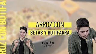 Arroz con setas y butifarra  ¡Mi truco para hacer arroz [upl. by Terrilyn898]