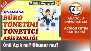 AÖF Büro Yönetimi ve Yönetici Asistanlığı Önlisans Önü Açık mı Okunur mu Atama Durumu [upl. by Idnor]