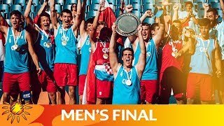 Croatia vs Hungary  Highlights mens final  YAC 17 Beach Handball EURO [upl. by Aikemot]