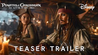 Pirates of the Caribbean 6 The Return Of Davy Jones  TEASER TRAILER  Margot Robbie Johnny Depp [upl. by Erlin]