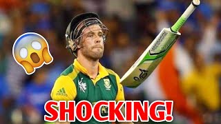 WTF AB De Villiers SHOCKED Everyone by this HUGE REVEAL 😱 ABD Cricket News Facts [upl. by Namurt]