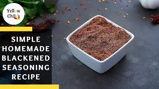 Homemade Blackened Seasoning Recipe Elevate Your Meals with Bold Spicy Flavors [upl. by Aneliram]