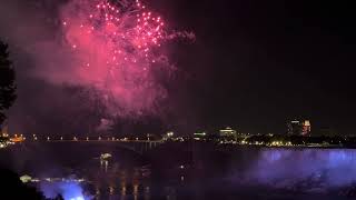 Niagara Falls Fireworks  Canada Side full show [upl. by Cacilie838]