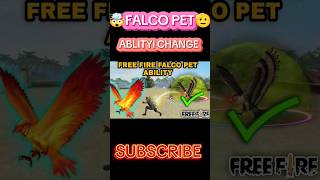 FALCO Pet ar new Ability। দেখলে অবাক হবেন😱🫡🤯 freefire shorts viralvideo [upl. by Hawkie204]