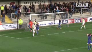 Torquay United vs Rochdale AFC 02 FA Cup First Round Proper 201314 highlights [upl. by Netnerb]