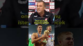 Fatih Terim Mesut Özile açtı ağzını yumdu gözünü [upl. by Colin]