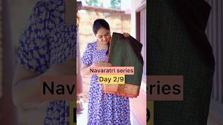 Get Ready With Me For Navaratri Day 29 navaratri saree heavenlyhomemade [upl. by Adnovaj]