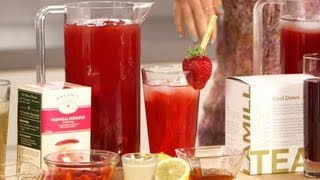 Healthy Iced Tea Recipes  Summer Drink Ideas  Fitness How To [upl. by Elleon]