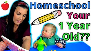 HOW TO TEACH A 1YEAROLD  Homeschool Routine for a 1 Year Old 1215 Months [upl. by Danczyk34]