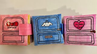 🍎paperdiy🍎 Sanrio Squishy Book Compilations 🔇ASMR 산리오 스퀴시북 모음집 [upl. by Ferrand]