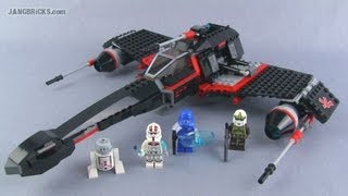 LEGO Star Wars JEK14s Stealth Starfighter 75018 set Review [upl. by Tteraj793]