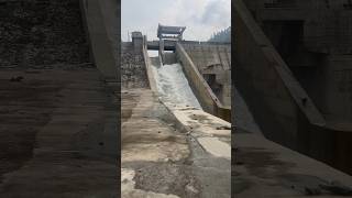 Dam overflow spillway waterfall [upl. by Miharbi]