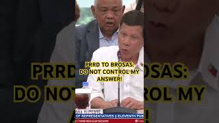 PRRD to Brosas DO NOT CONTROL MY ANSWER [upl. by Eeresed]