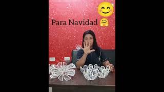 Como Hacer Arbolito De Navidad Con Materiales Reciclables 😍😘😻 Botellas Plásticas [upl. by Enelyahs]