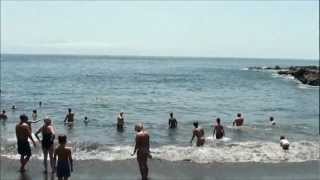 Playa de la Arena Puerto de Santiago Tenerife Spain [upl. by Gambrill864]