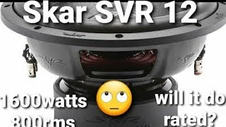 Skar SVR 12 Doing more than rated power😬 [upl. by Anaerol]