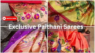 Exclusive Paithani Sarees  Suneetha Designer Boutique paithanisaree [upl. by Buhler]