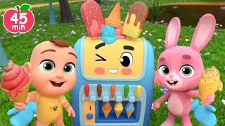 The Ice Cream Machine gives Ice Cream  Good Manners Song by Lalafun Nursery Rhymes amp Kids Songs [upl. by Lilllie]