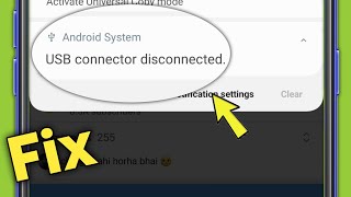 USB connector connected Disconnected Problem in Samsung Galaxy A14  F23  M33 [upl. by Alvera]