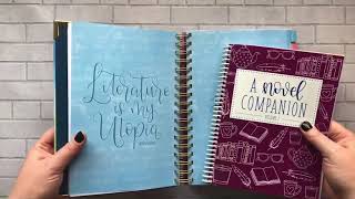 Little Inklings Design Novel Companion vs Always Fully Booked Planner  Book Planner Comparison [upl. by Hurlbut]