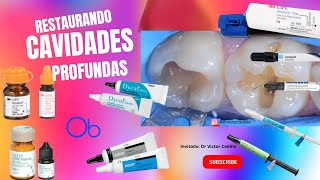 Restaurando cavidades dentales profundas 🦷 con drvictorcedillo [upl. by Airenahs787]