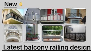 latest balcony railing design modern balcony railing design [upl. by Aielam]