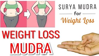 Yoga Mudra for Weight Loss  Surya Mudra  Agni Mudra [upl. by Aneleiram]