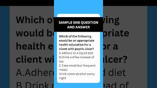 Sample SNB Exam Question and Answer for Enrolled Nurse  Singapore 🇸🇬 Nurse [upl. by Acilegna157]