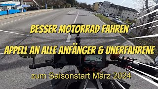 besser Motorradfahren 2024  keine Angst vor Schräglage [upl. by Malin]