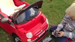 Peg Perego  FIAT 500 Childrens Riding Vehicle [upl. by Rumit]