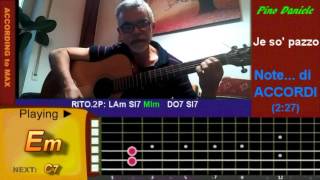 JE SO PAZZO Pino Daniele  Tutorial Chitarra  TAB Intro amp Accordi  Blues Guitar [upl. by Noerb265]