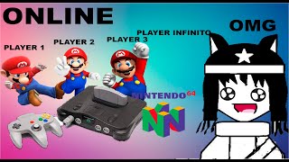 Mario 64 COOPERATIVO ONLINE  Nintendo 64 [upl. by Bathsheb]