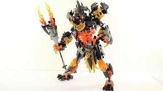 Lego Bionicle Review JTO Makuta Long Review [upl. by Ivz]