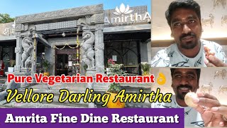 Vellore Amirtha Restaurant  Pure veg hotel 👌 [upl. by Llewen]