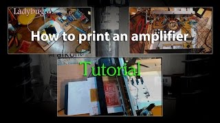 Epson S21 turn into PCB printer amp Print a Dracula MOSFET Power Amplifier [upl. by Ahsiret]