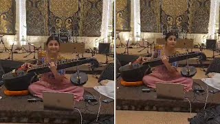 Veena Srivani Rehearsals At Anant Ambani Radhika Merchant Wedding  Manastars [upl. by Narok63]