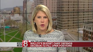 Malloy’s budget chief defends hiring at regulatory agency [upl. by Olinad354]