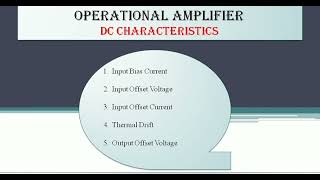 Input Offset Voltage Explained  DC Characteristics  Vios Measurement  uLearn EduOnline [upl. by Ernie]