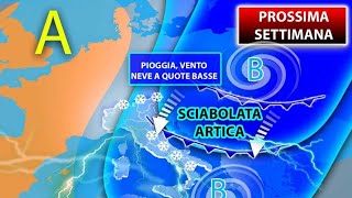 METEO  FORTISSIMA ONDATA DI FREDDO IN ARRIVO [upl. by Mareld]