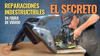 Restaurando guardabarros en fibra de vidrio  El SECRETO para reparar plásticos  kawasaki z900 [upl. by Yrocal]