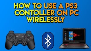 How To Use A PS3 Controller On A PC Wirelessly [upl. by Garnette]