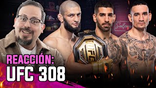 REACCIÓN UFC 308 [upl. by Saucy]