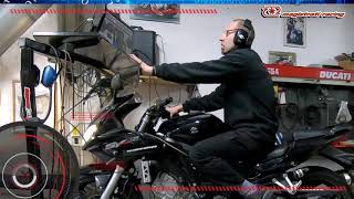 Dyno test Suzuki SV 650 ecu map [upl. by Eedolem341]