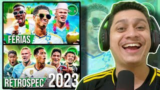 REACT  🎵 RETROSPECTIVA 2023 e FÉRIAS NO FUTEBOL  FutParódias [upl. by Natsyrt]