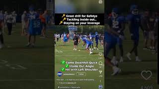 DB open field tackling drill [upl. by Ecnaiva]